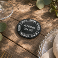 Ficha de Bebida em Acrílico para Casamento | Personalizada | Várias Cores