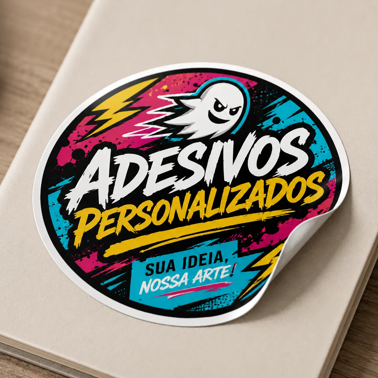 Adesivo Formato Livre Personalizado | Die-Cut